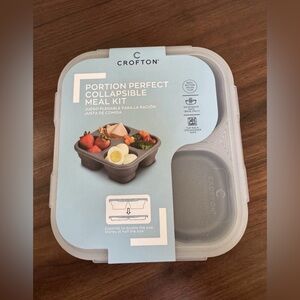 Crofton Portion Perfect 4-1 Cup Collapsible Compartments  grey